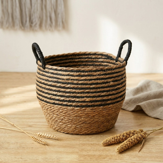 Straw Basket Set 3 Pcs